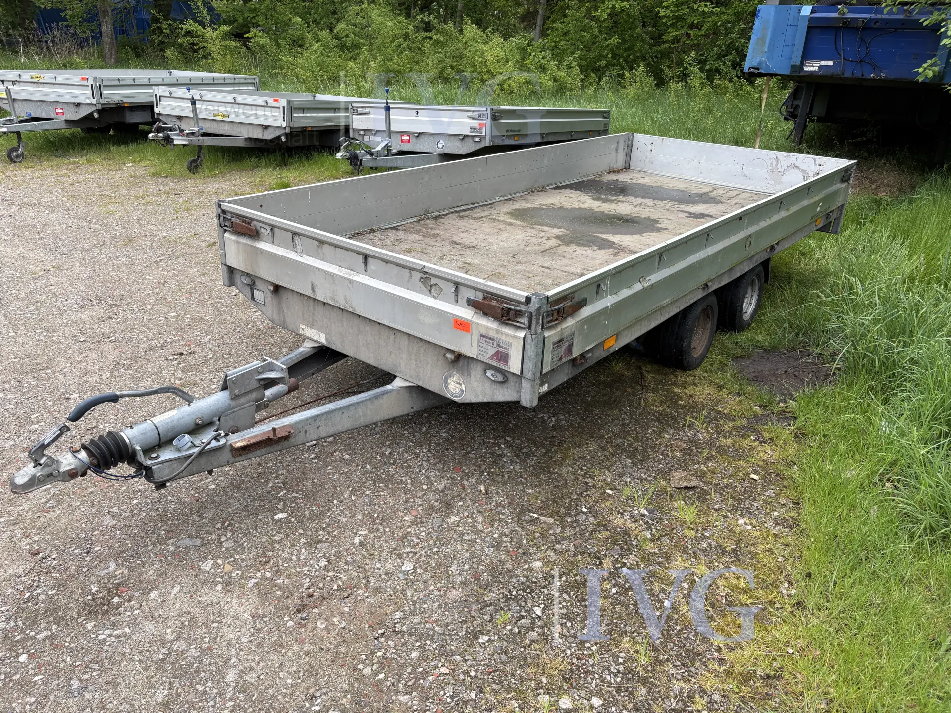 Zentralachsanhänger WAGENBOUW HAPERT AL